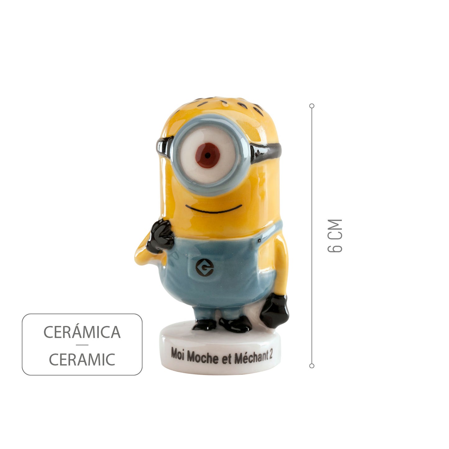 FIGURA PVC MINIONS STUART FIGURA CERAMICA 7CM