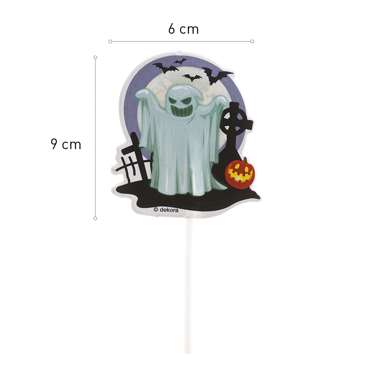 CUPCAKE TOPPERS PAPEL HALLOWEEN - 16 UD