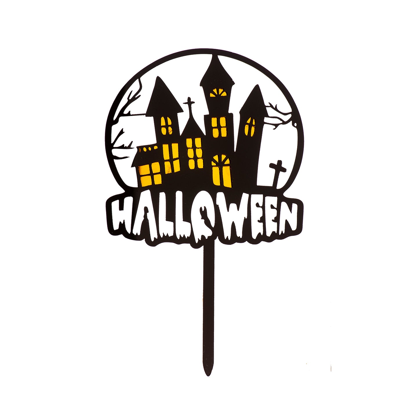 CAKE TOPPER HALLOWEEN CASA ENCANTADA 15,5X9,5 CM