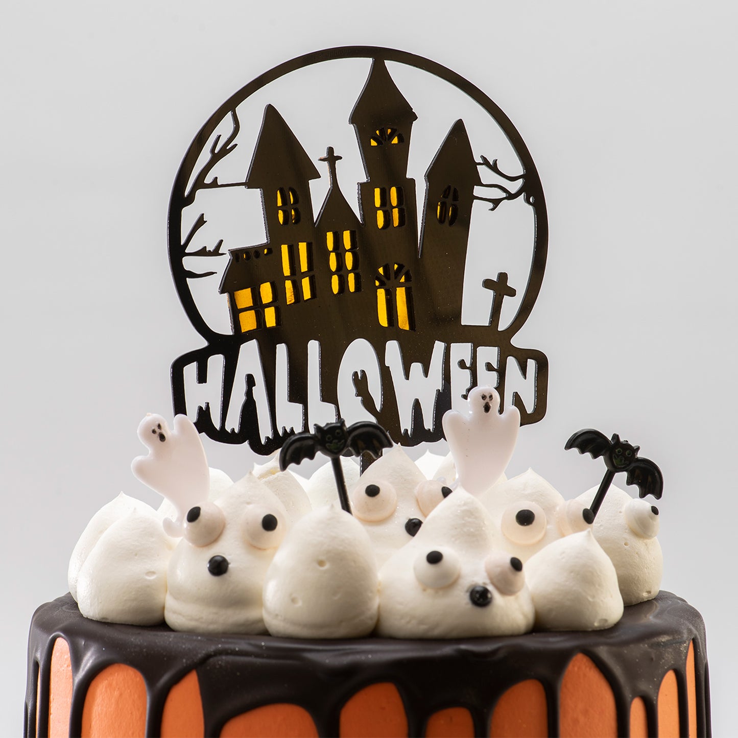 CAKE TOPPER HALLOWEEN CASA ENCANTADA 15,5X9,5 CM