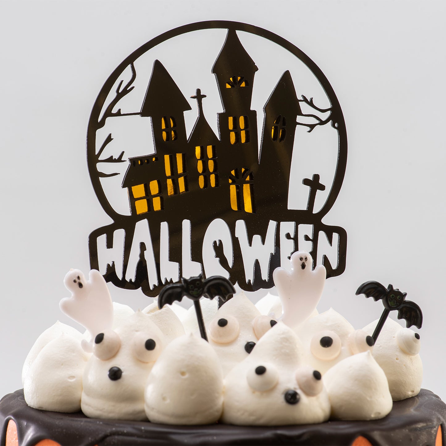 CAKE TOPPER HALLOWEEN CASA ENCANTADA 15,5X9,5 CM