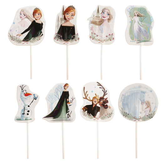 CAKE TOPPERS PAPEL FROZEN - 16 UD