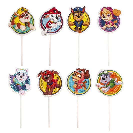 CAKE TOPPERS PAPEL PATRULLA CANINA - 16 UD