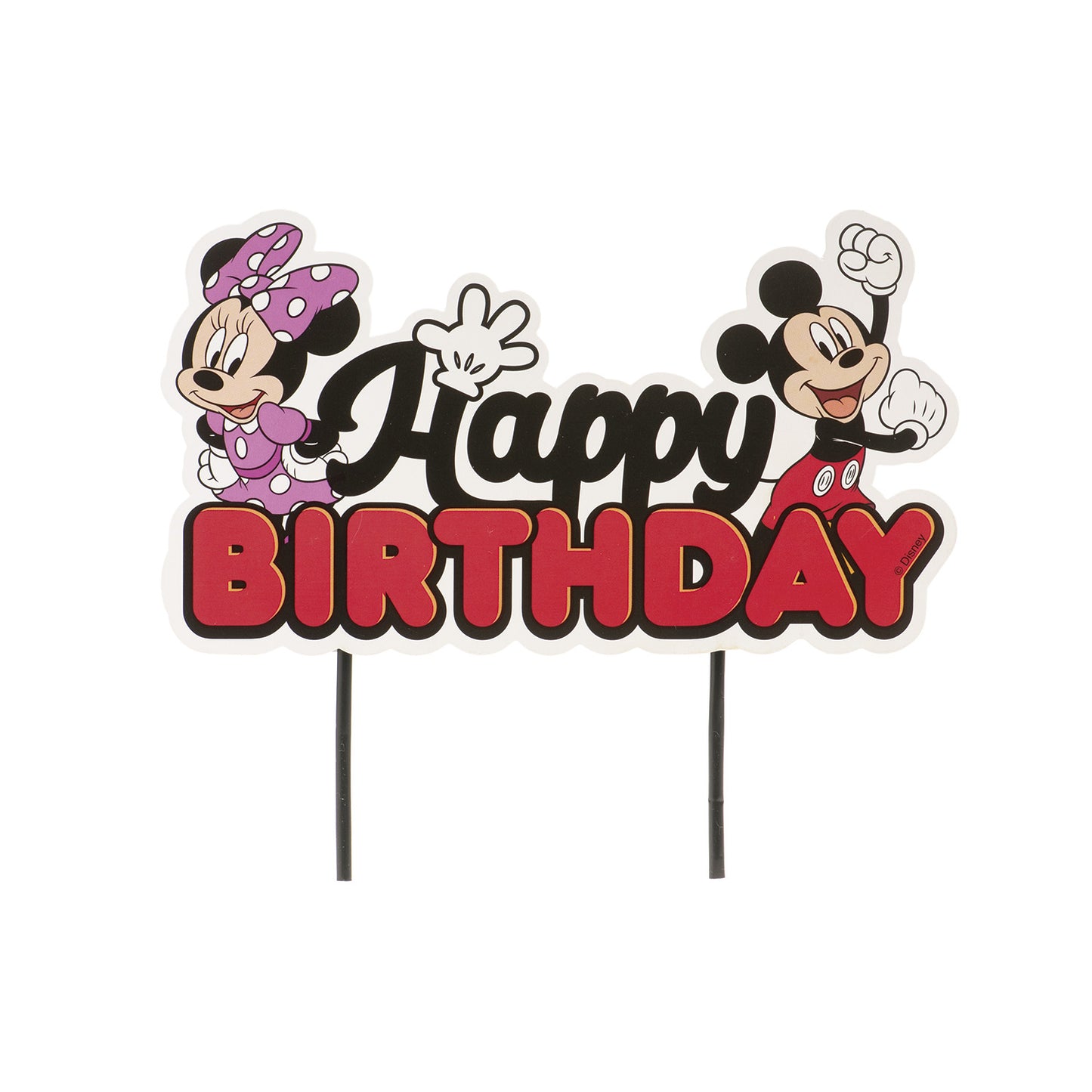 CAKE TOPPER PAPEL MICKEY & MINNIE MOUSE 17,5 CM