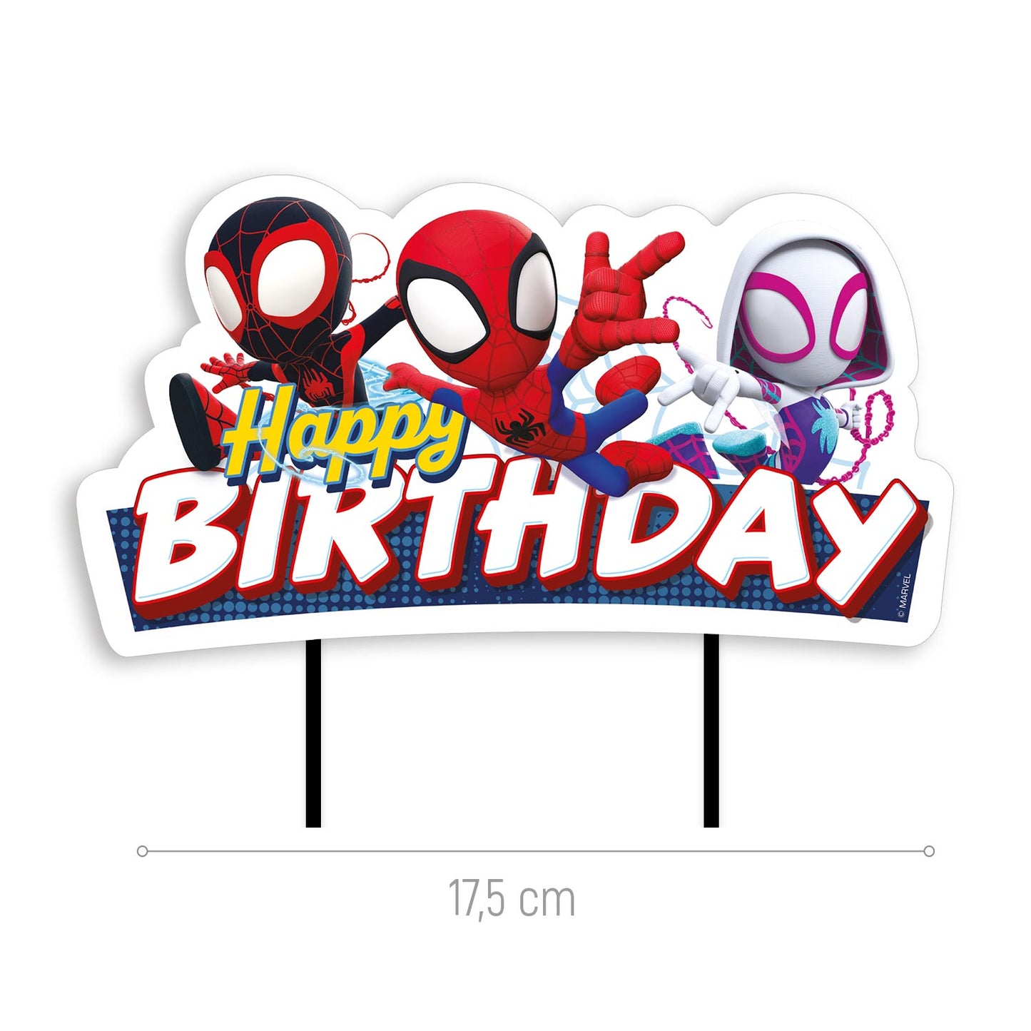 CAKE TOPPER PAPEL SPIDEY 17,5 C