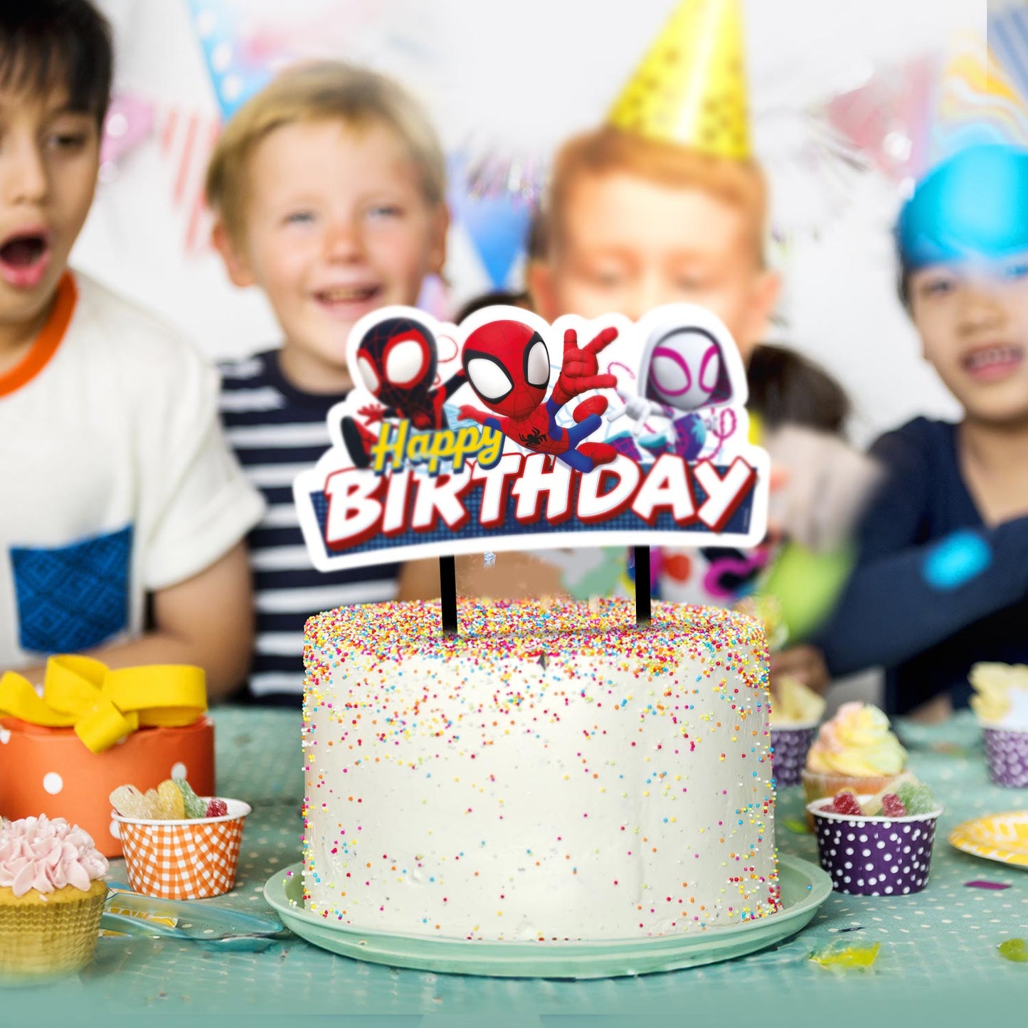 CAKE TOPPER PAPEL SPIDEY 17,5 C