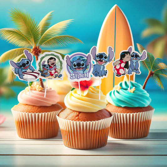 CAKE TOPPERS PAPEL STITCH - 16 UD