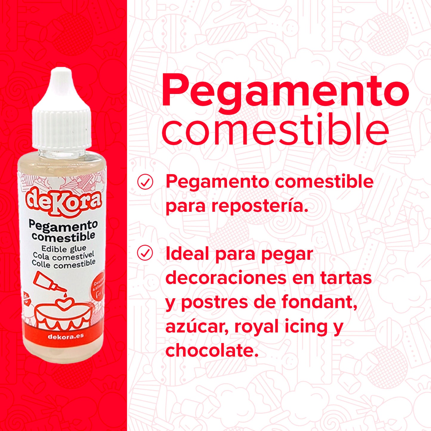 PEGAMENTO COMESTIBLE  60 GR