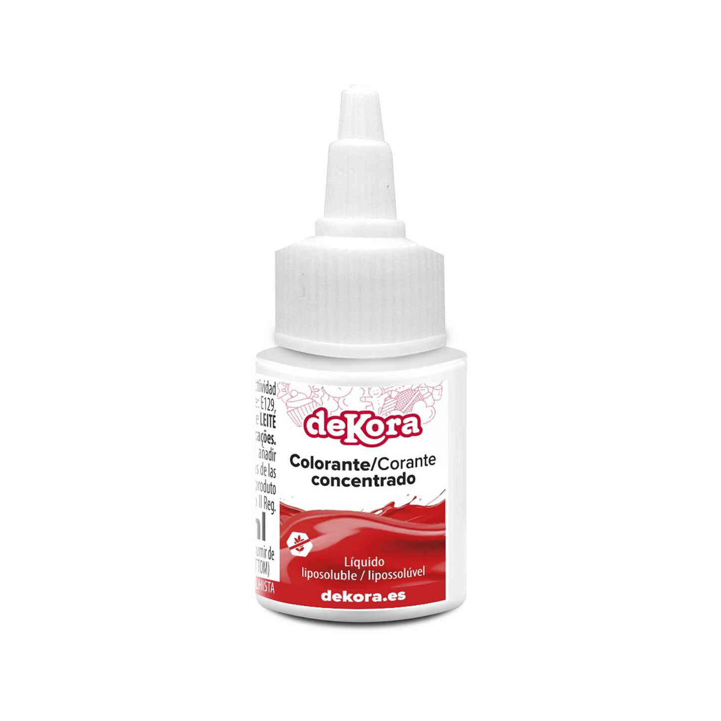 COLORANTE CONCENTRADO LIQUIDO LIPOSOLUBLE 30 ML