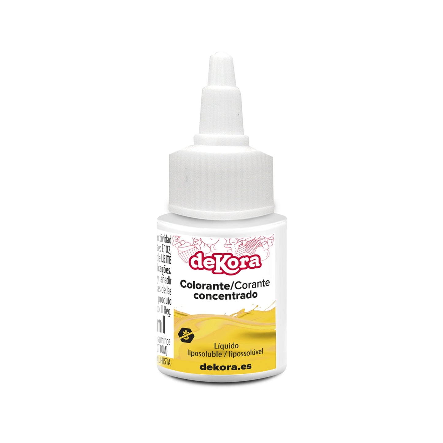 COLORANTE CONCENTRADO LIQUIDO LIPOSOLUBLE 30 ML