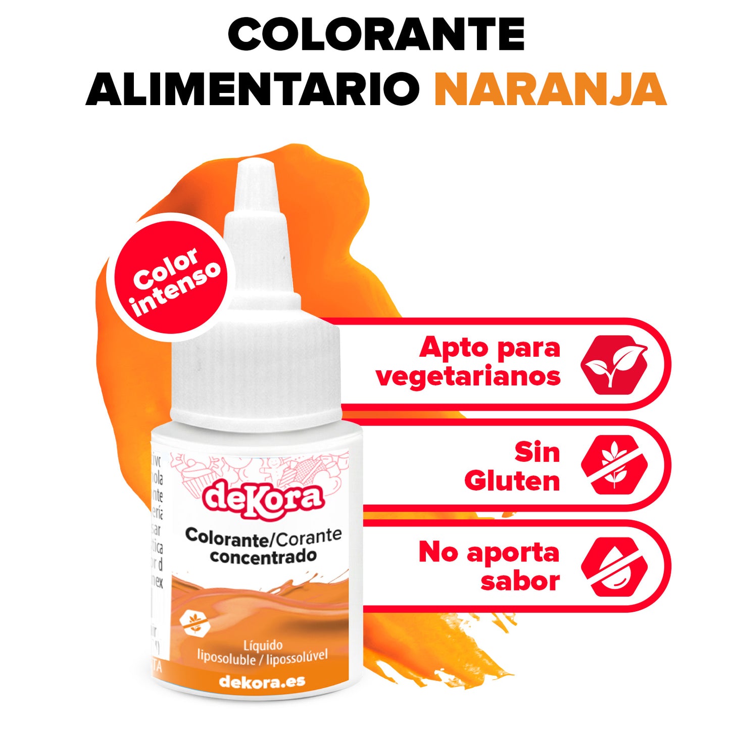 COLORANTE CONCENTRADO LIQUIDO LIPOSOLUBLE 30 ML