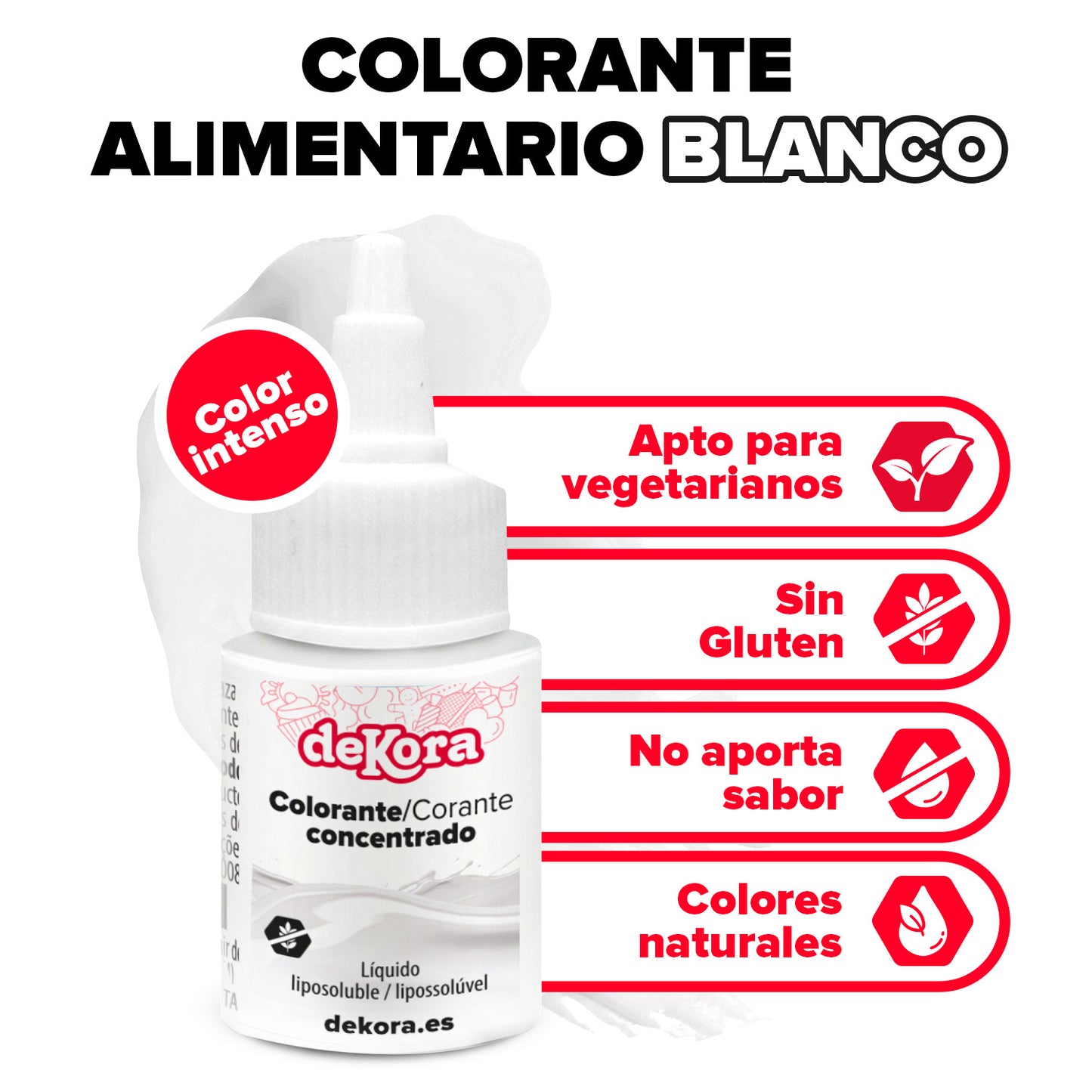 COLORANTE CONCENTRADO LIQUIDO LIPOSOLUBLE 30 ML