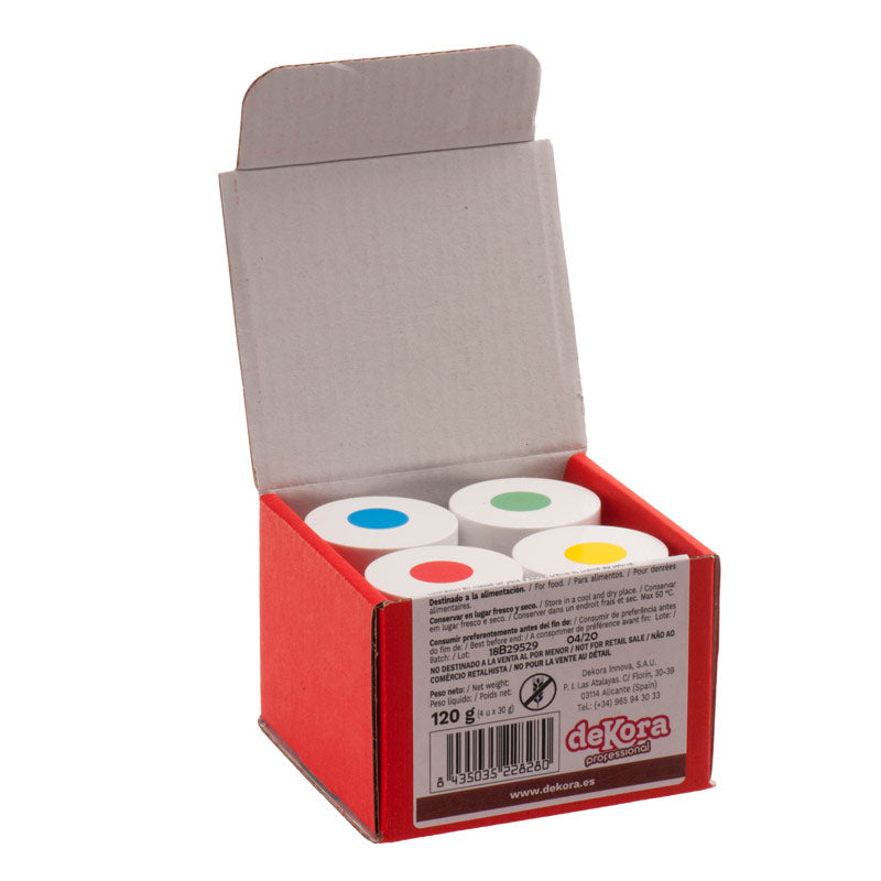 PACK 4 COLORANTES GLASEADO 4x30 ML