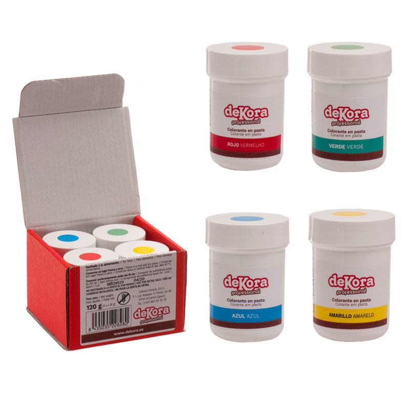 PACK 4 COLORANTES GLASEADO 4x30 ML