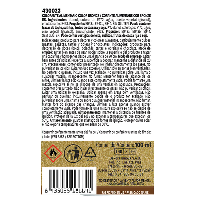SPRAY CON EFECTO PERLADO 100 ML