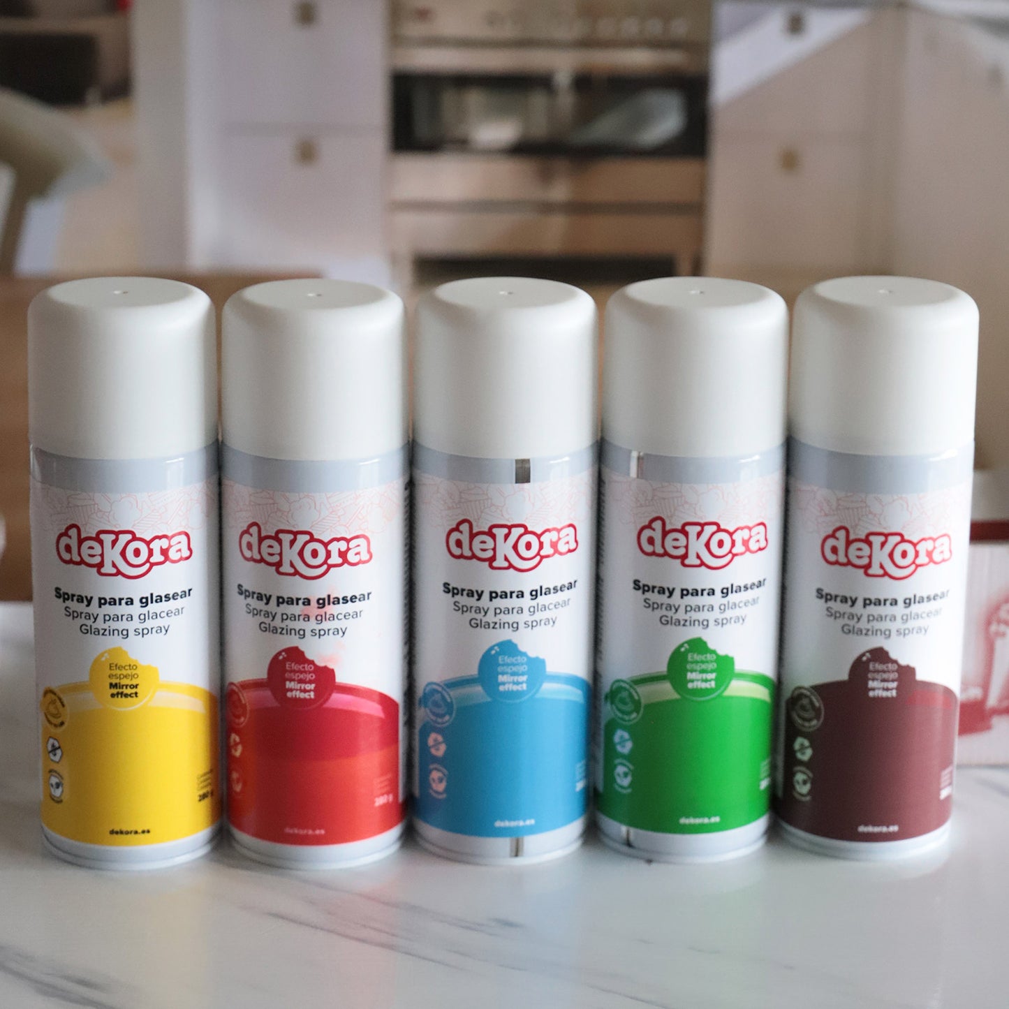 SPRAY GLAZE ROJO CON EFECTO ESPEJO 280G