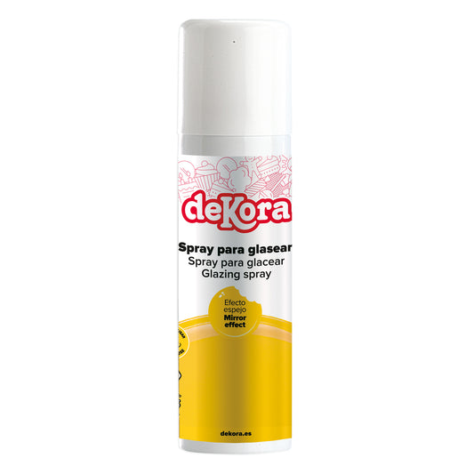 SPRAY GLAZE AMARILLO CON EFECTO ESPEJO 280G