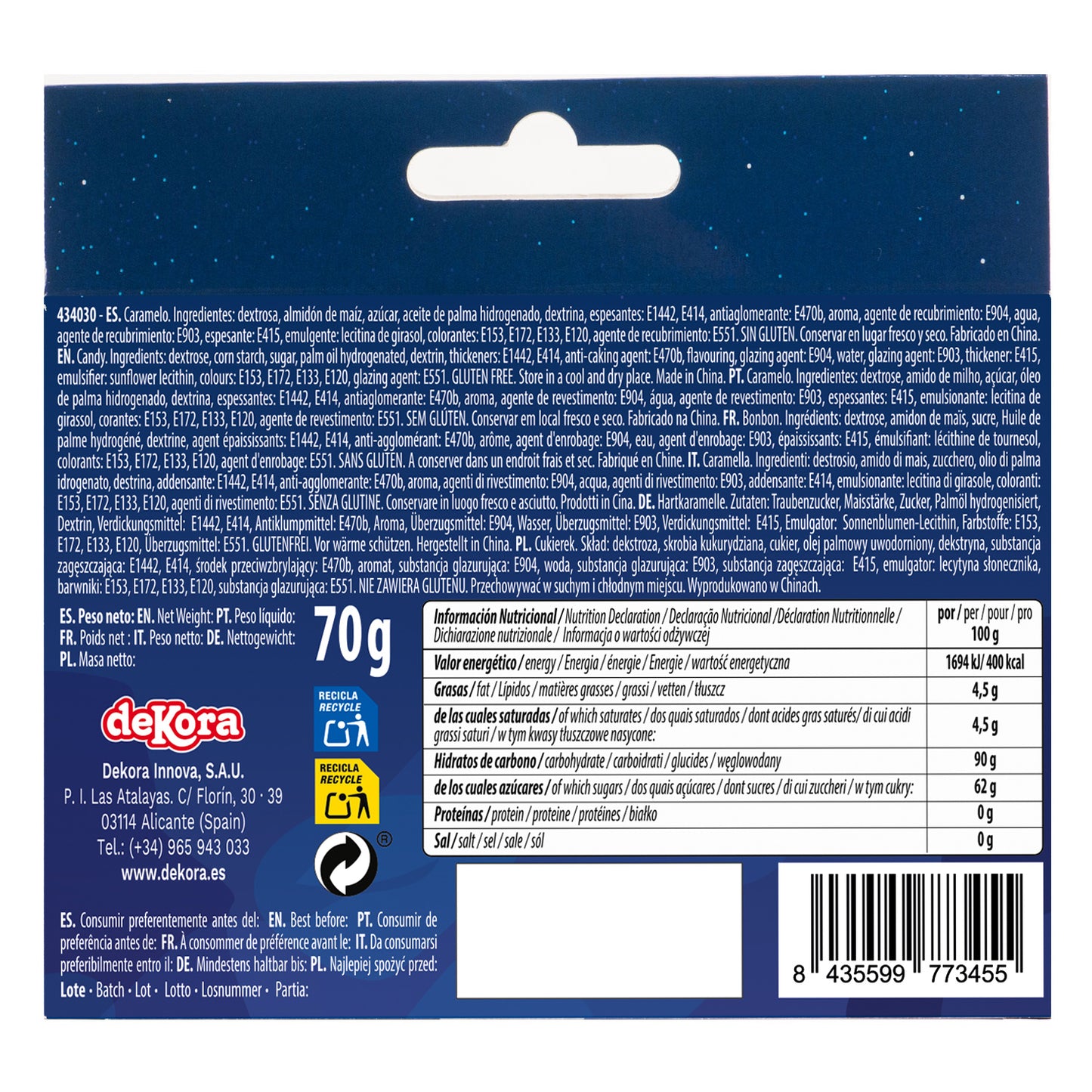 SPRINKLE MIX ASTRONAUTA 70G