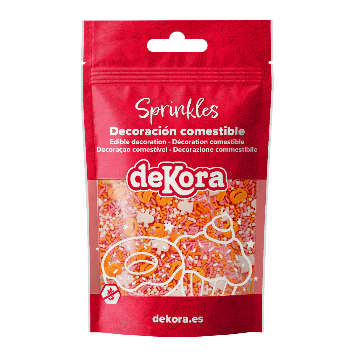 SPRINKLE MIX CALABAZA Y FANTASMA HALLOWEEN 100 GR