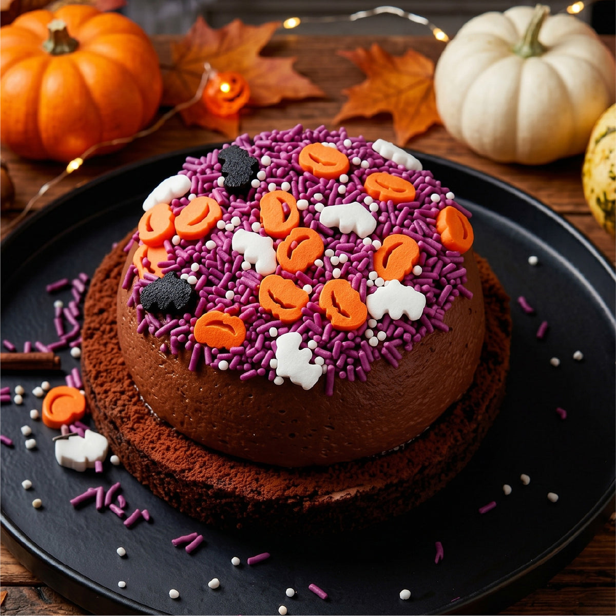 SPRINKLE MIX CALABAZA Y MURCIELAGOS HALLOWEEN 100 GR