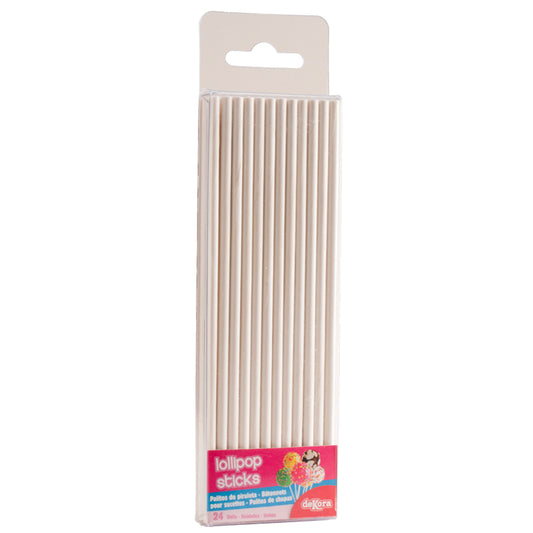 PALITOS PARA PIRULETAS - 24 UD 15 CM