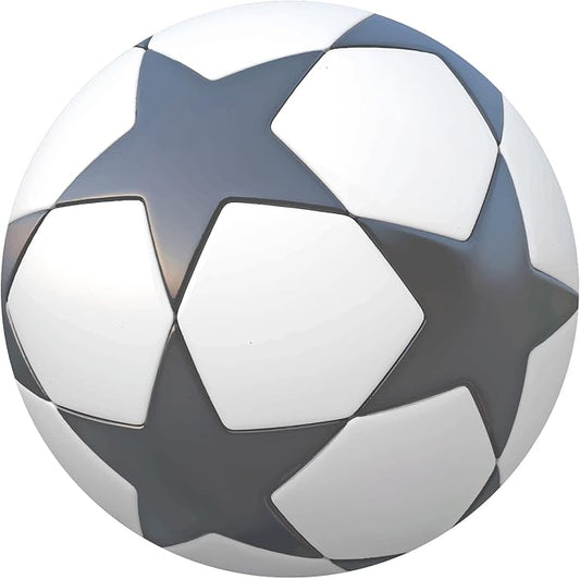 OBLEA PARA TARTAS DE BALON DE FUTBOL REDONDA DE 20CM
