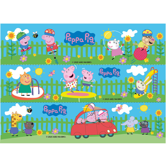 RIBBON DE PEPPA PIG COMESTIBLE PARA TARTA
