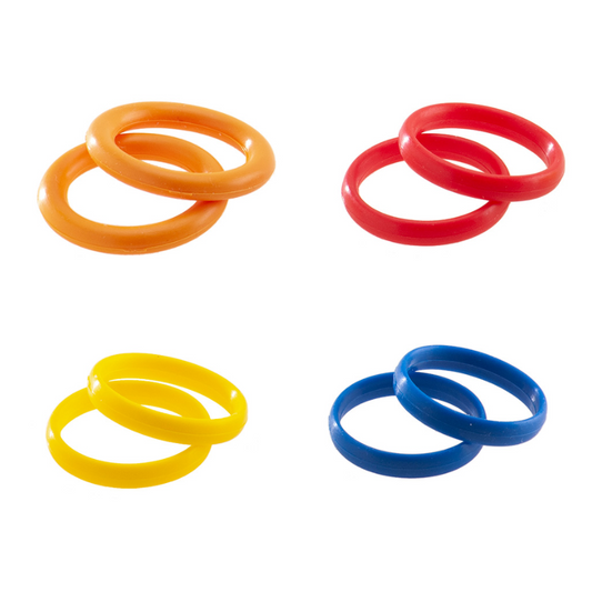 SET 8 ANILLOS SURTIDO PARA RODILLO DE Ø 25MM | 4-5-6-10MM