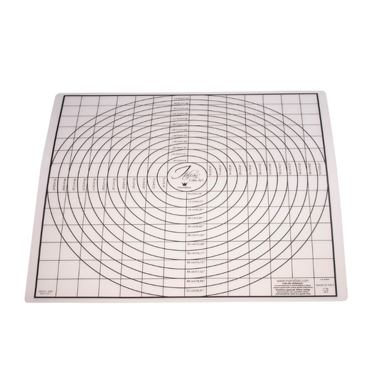 TAPETE ANTIDESLIZANTE FONDANT CIRCULOS CONCENTRICOS 60X58CM