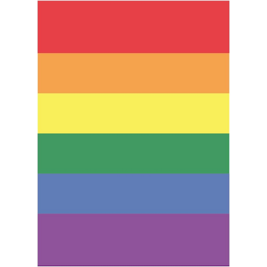 OBLEA PARA TARTAS DE LGTBI RECTANGULAR DE 15X21CM