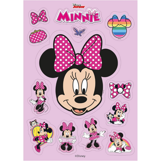 OBLEA PARA TARTAS DE MINNIE RECORTABLE