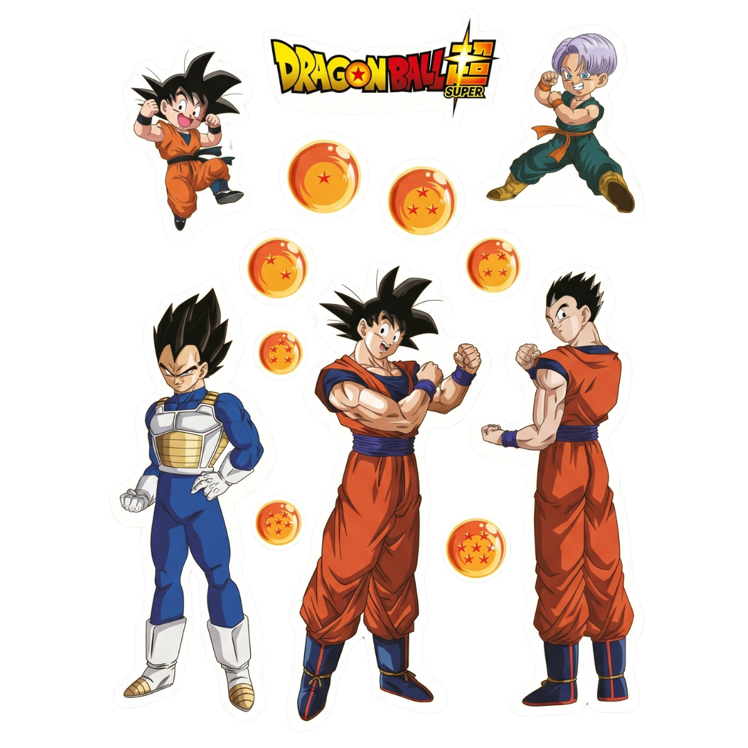 OBLEA PARA TARTAS DE DRAGON BALL RECORTABLE