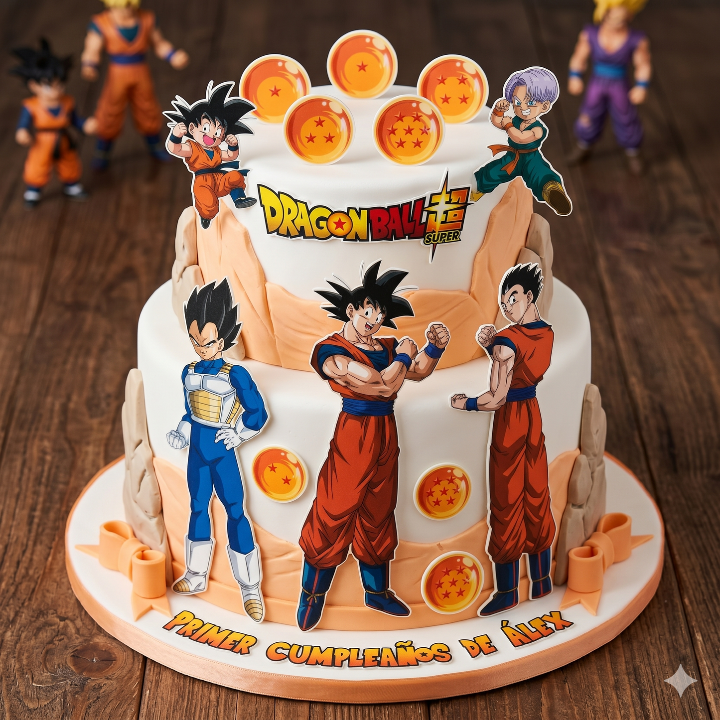 OBLEA PARA TARTAS DE DRAGON BALL RECORTABLE